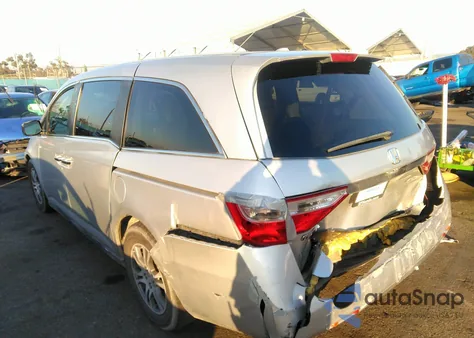 2011 Honda Odyssey Ex-L z USA, uszkodzony, nr VIN 5FNRL5H66BB003459
